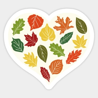 Heartfelt Autumn | White Sticker